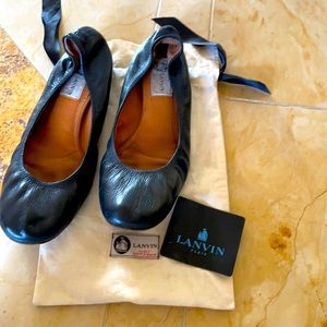 Black lanvin ballet flat